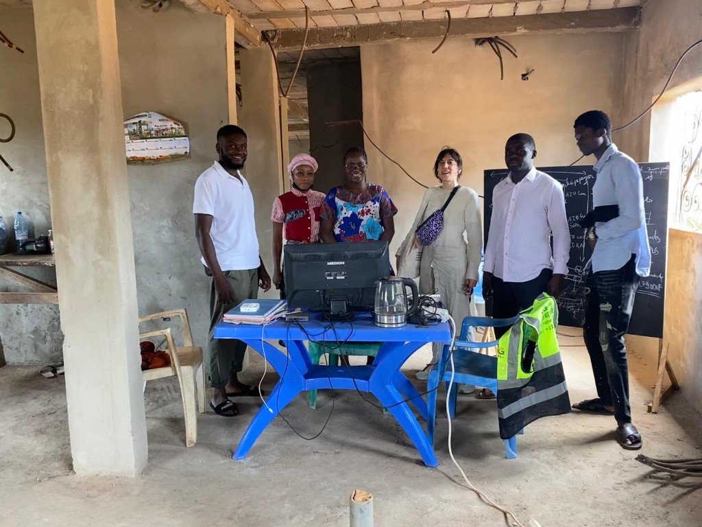 Potential partners visiting NG Farms headquarters, Yaoundé, Cameroon